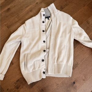 Banana Republic Beige Knit Cardigan